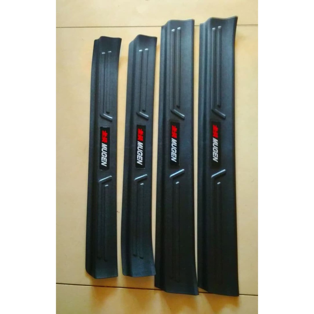 JAZZ SILL PLATE PINTU SAMPING MUGEN BLACK - SPMMBJB