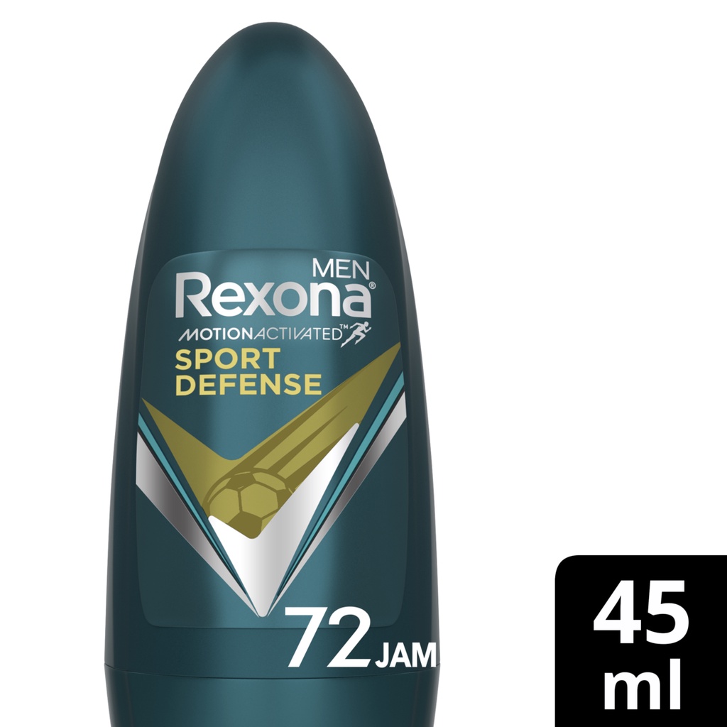 Rexona Men Invisible Dry, Adventure, Lime Cool, Ice Cool, Ultra Recharge, Sport Defense, Activ Bright, Charcoal Deodorant Roll On Pria