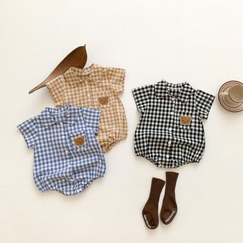 BABY K2 - Jumper Kotak Bear Kode 00299