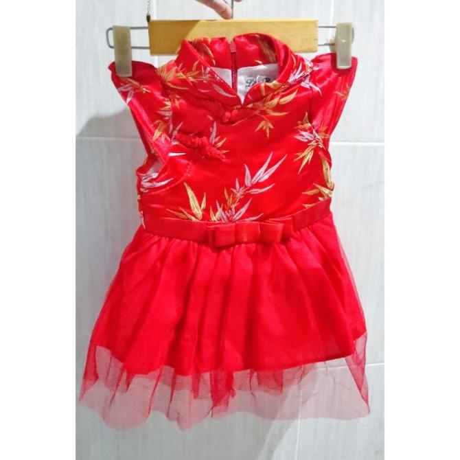Baju Dress model Cheongsam Anak Perempuan Impor