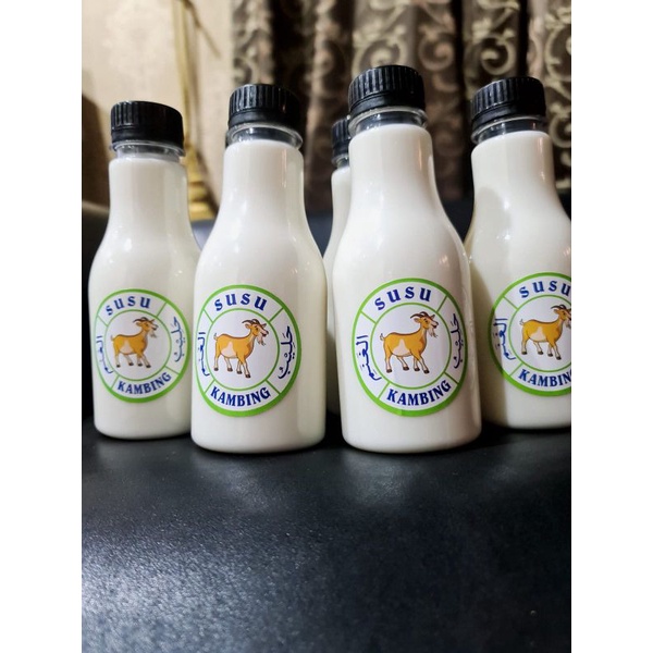 

susu kambing asli murni dan segar isi 250ml kemasan botol