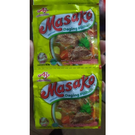 Masako Rasa Sapi Ajinomoto Renteng Isi 12 Sachet