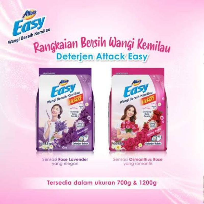 ATTACK EASY 700GR DETERJEN BUBUK ATTACK JAZ1 ATTACK EASY SABUN CUCI PAKAIAN