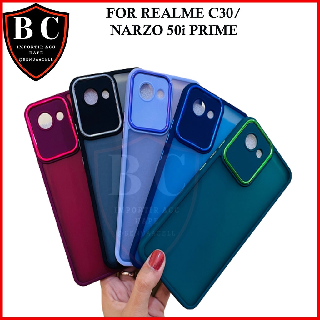 CASE DOVE METAL CHROME REALME C30 C31 C33 C35 REALME 5 5i 5s