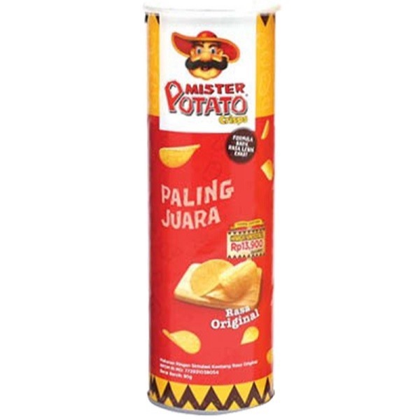 

Mister Potato Crispy Keripik Kentang 85 gram