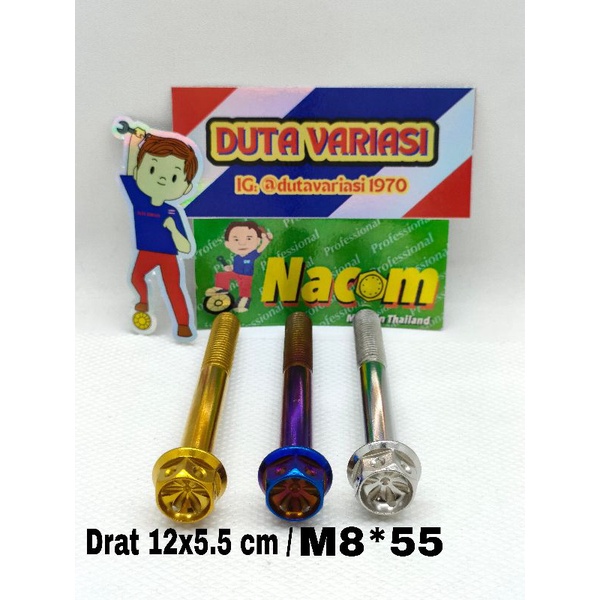 NACOM DV BAUT PROBOLT DRAT 12*5,5 cm (M8*55)