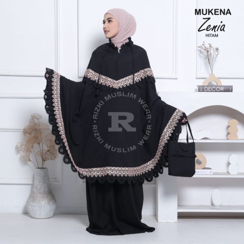 Mukena Laser Cut 2in1 Dewasa ZENIA