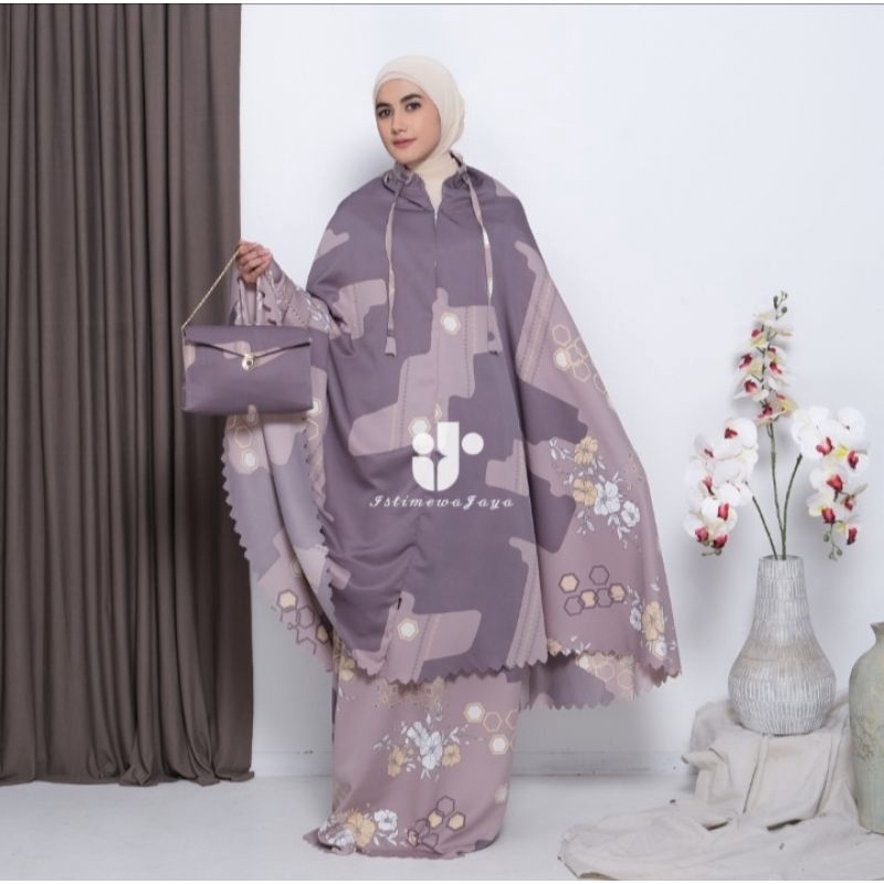MUKENA DEWASA MAXMARA LUXURY MOTIF MEWAH LASERCUT