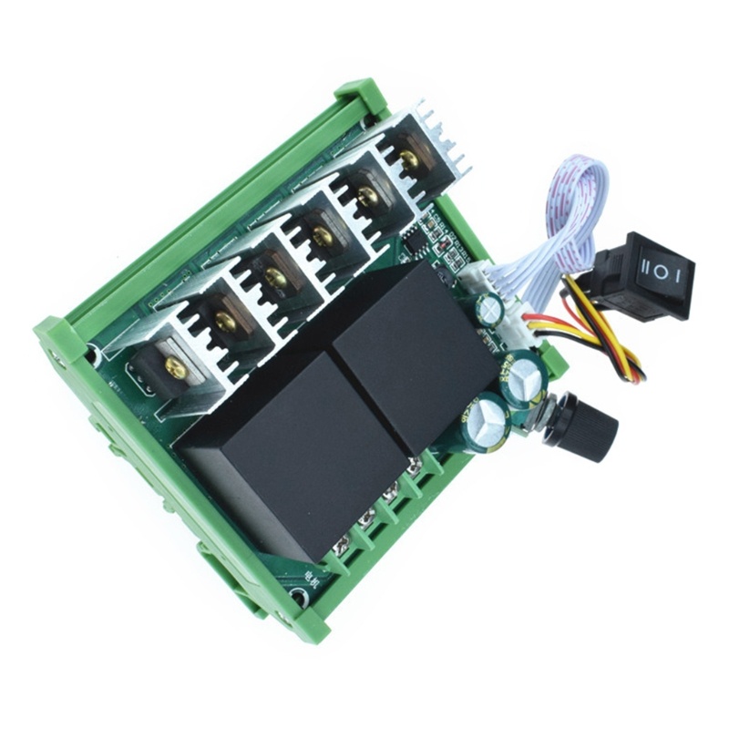 Btsg DC Motor Controller 12V 24V 36V Modul Penggerak Daya Tinggi Kecepatan Yang Dapat Disesuaikan PWM