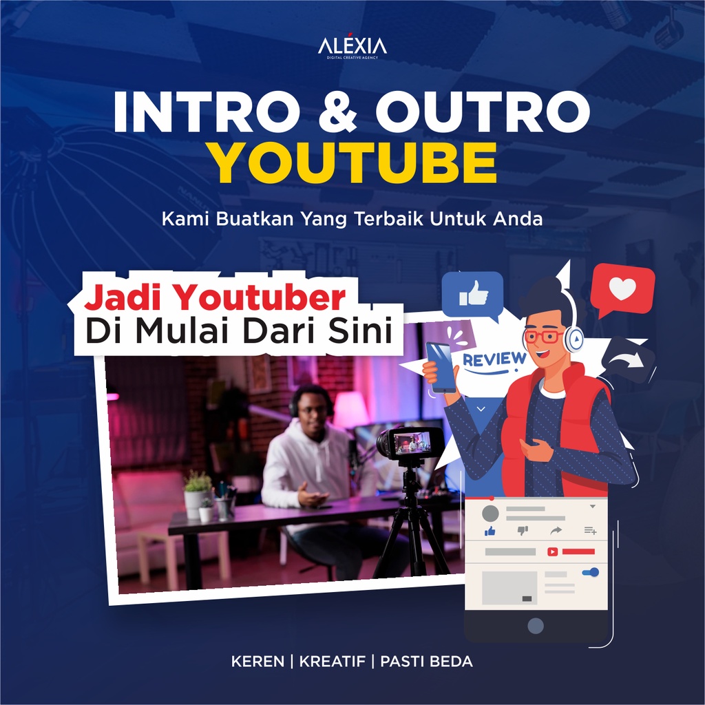 Intro Outro Youtube | Jasa Design Video Opener Intro Outro Transisi Youtube