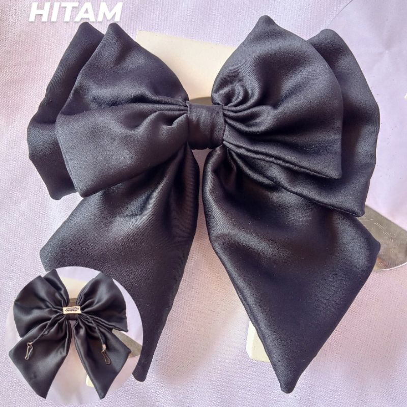Konektor Masker Pita Tumpuk Satin Velvet | Tali Pita Hijab Konektor Lucu Best Seller