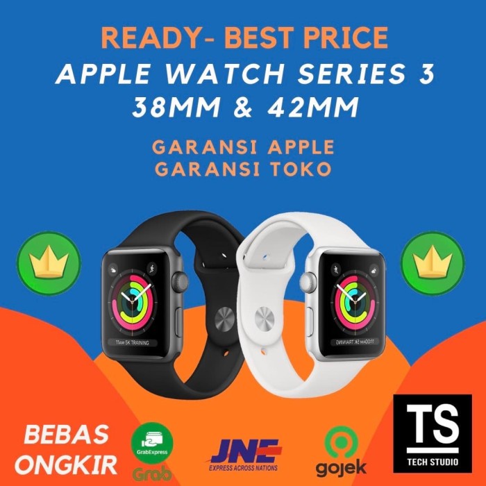 Garansi Ibox Apple Watch Series 3 42Mm 38Mm Space Grey Silver Sport