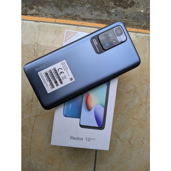 XIAOMI REDMI 10 2022 4/64 GB SECOND FULLSET MULUS LIKE NEW