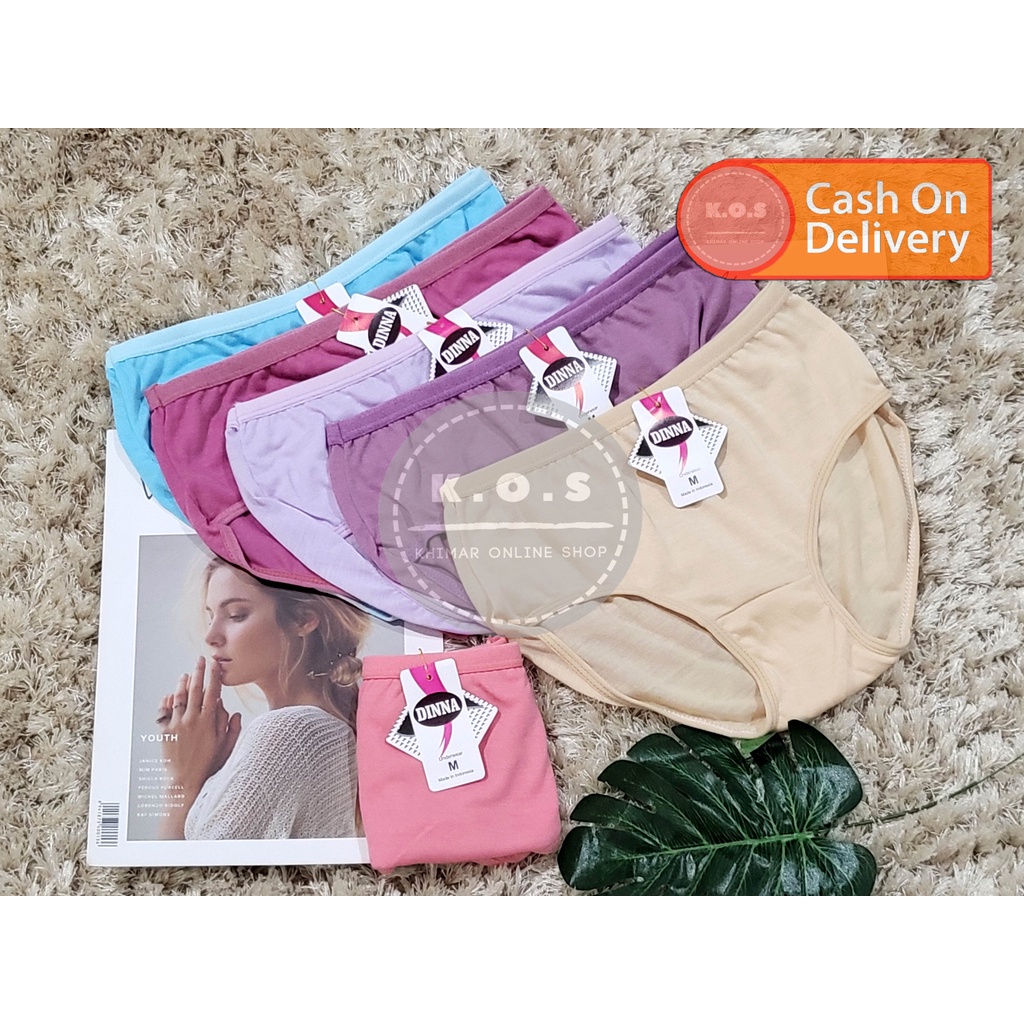 celana dalam wanita undies cd lokal katun polos size m sampai xxl