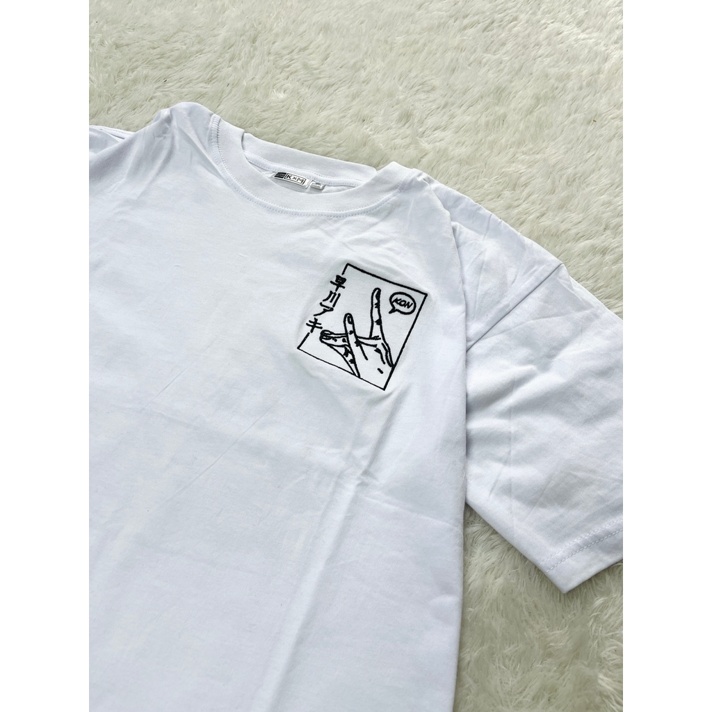 Tshirt Aki Kon Sign Embroidery Anime Chainsaw man Premium