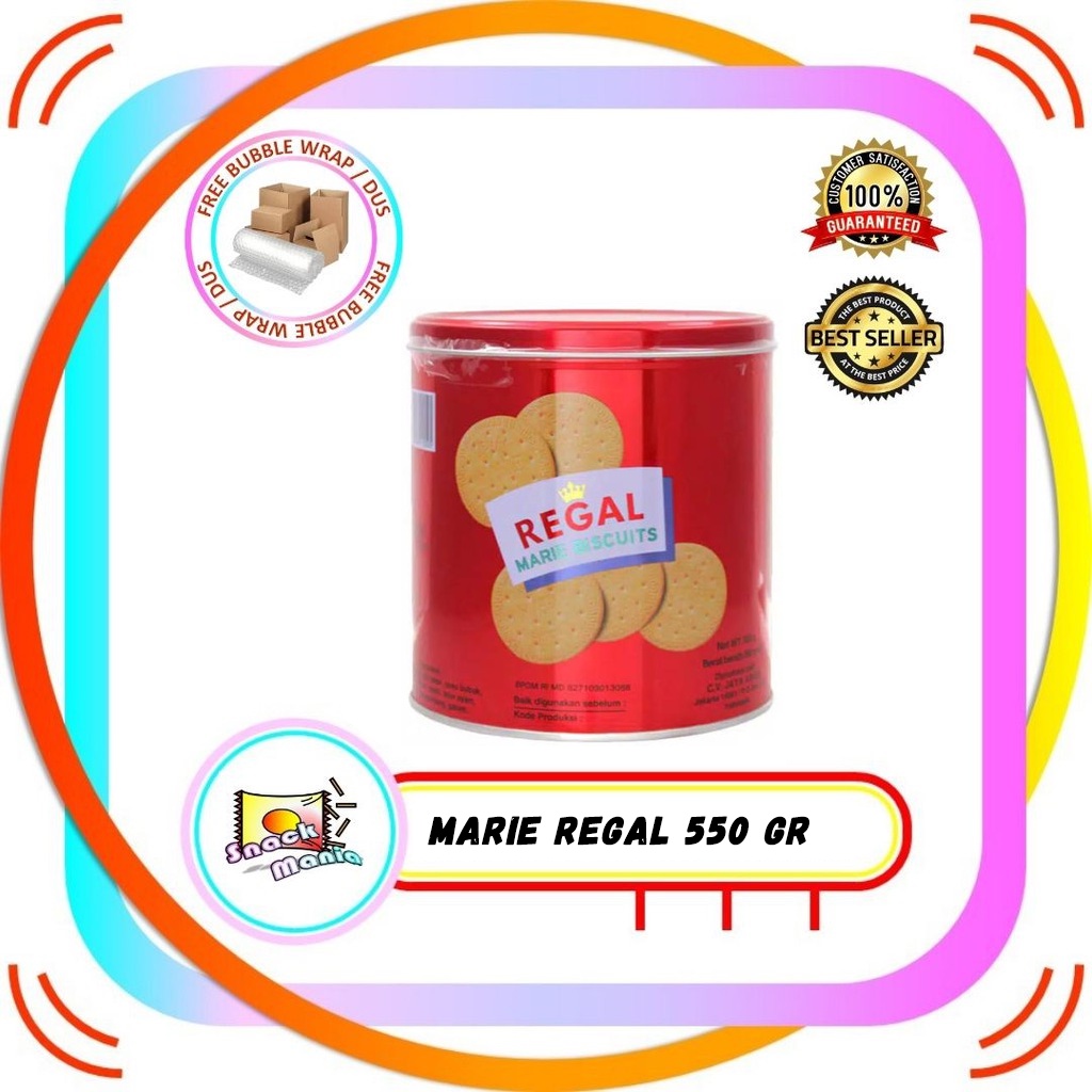 

Marie Regal Biscuit Kaleng 550 gr Biskuit