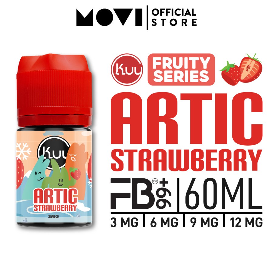 Jual Kuy Artic Strawberry FB99+ 60ML by MOVI | Shopee Indonesia