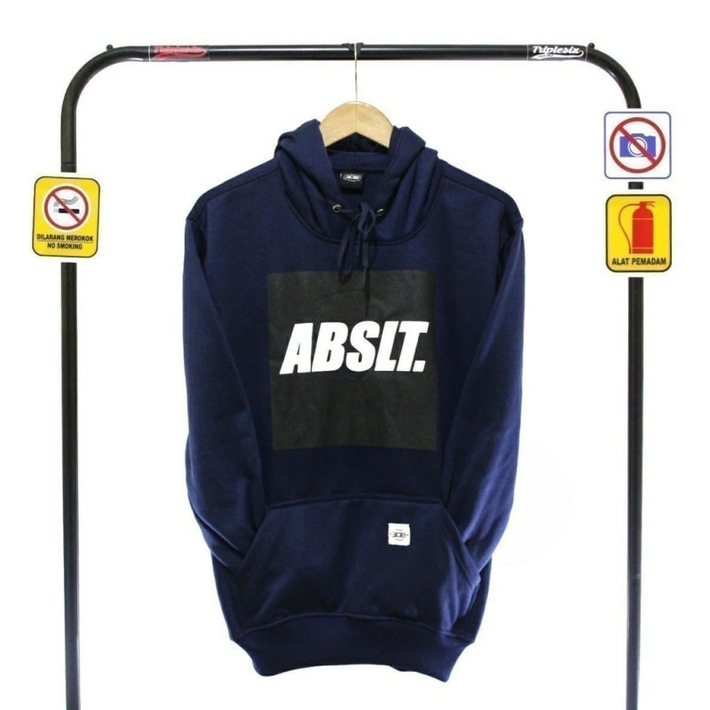 Jaket ABSLT Navy - Sweater Hoodie Absolute Navy Termurah