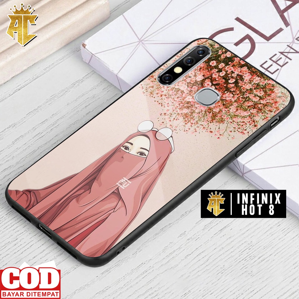 Case INFINIX HOT 8 - Casing INFINIX HOT 8 Terbaru 2022 AERO CASE [ MOTIF HIJAB ] Silikon INFINIX HOT