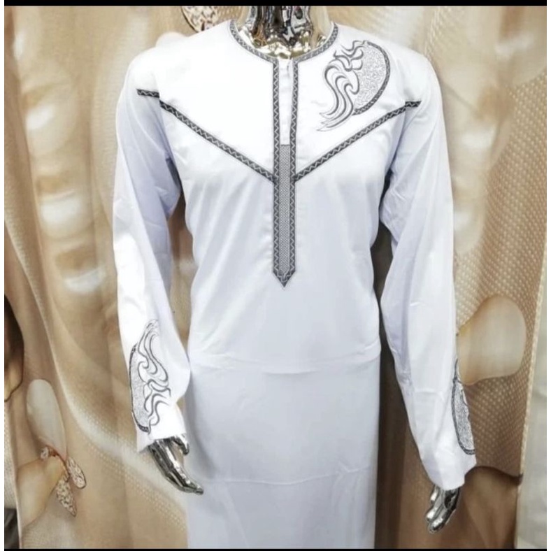 Gamis pria dewasa adem | Jubah gamis Haramain Mesir Original | Gamis Haramain Mesir | Daffa Haramain