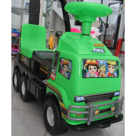 Mainan Mobil Dorong Anak Truk HT 662 Fitur Lampu Musik dan Dorongan