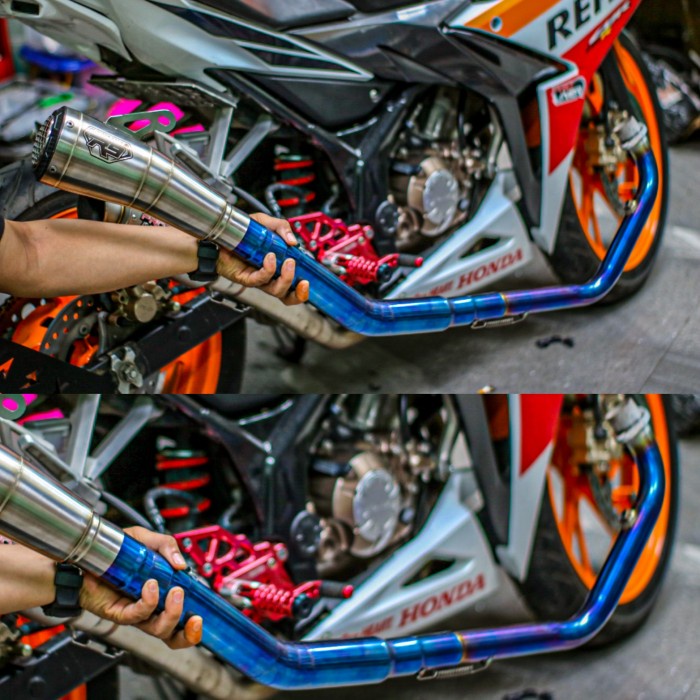 AKSESORIS HEADER R15 VIXION CB150 CBR GSX SONIC NOT PROLINER R9