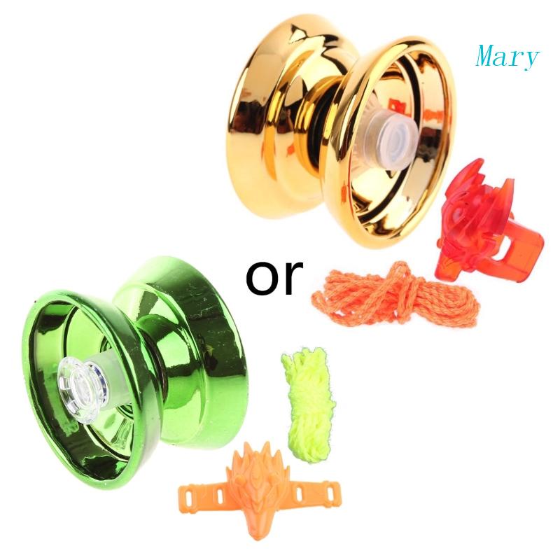 Mary Aluminium Alloy YoYo Bearing String Anak Anak Mainan Bermain Profesional