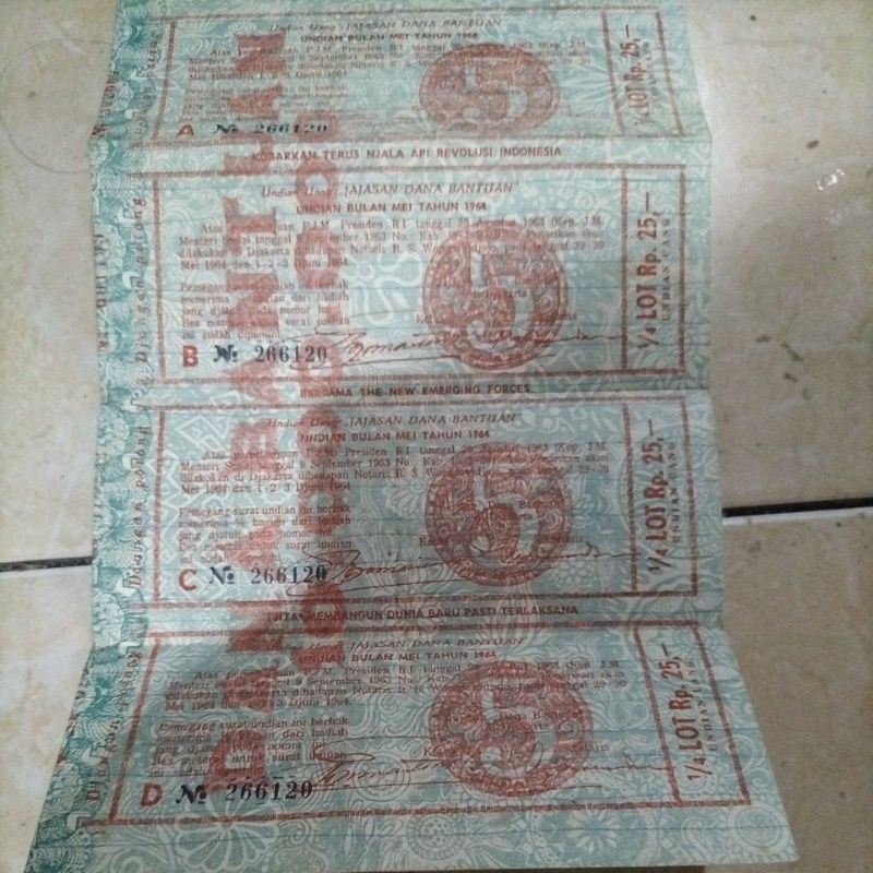 

dokumen lama undian berhadiah