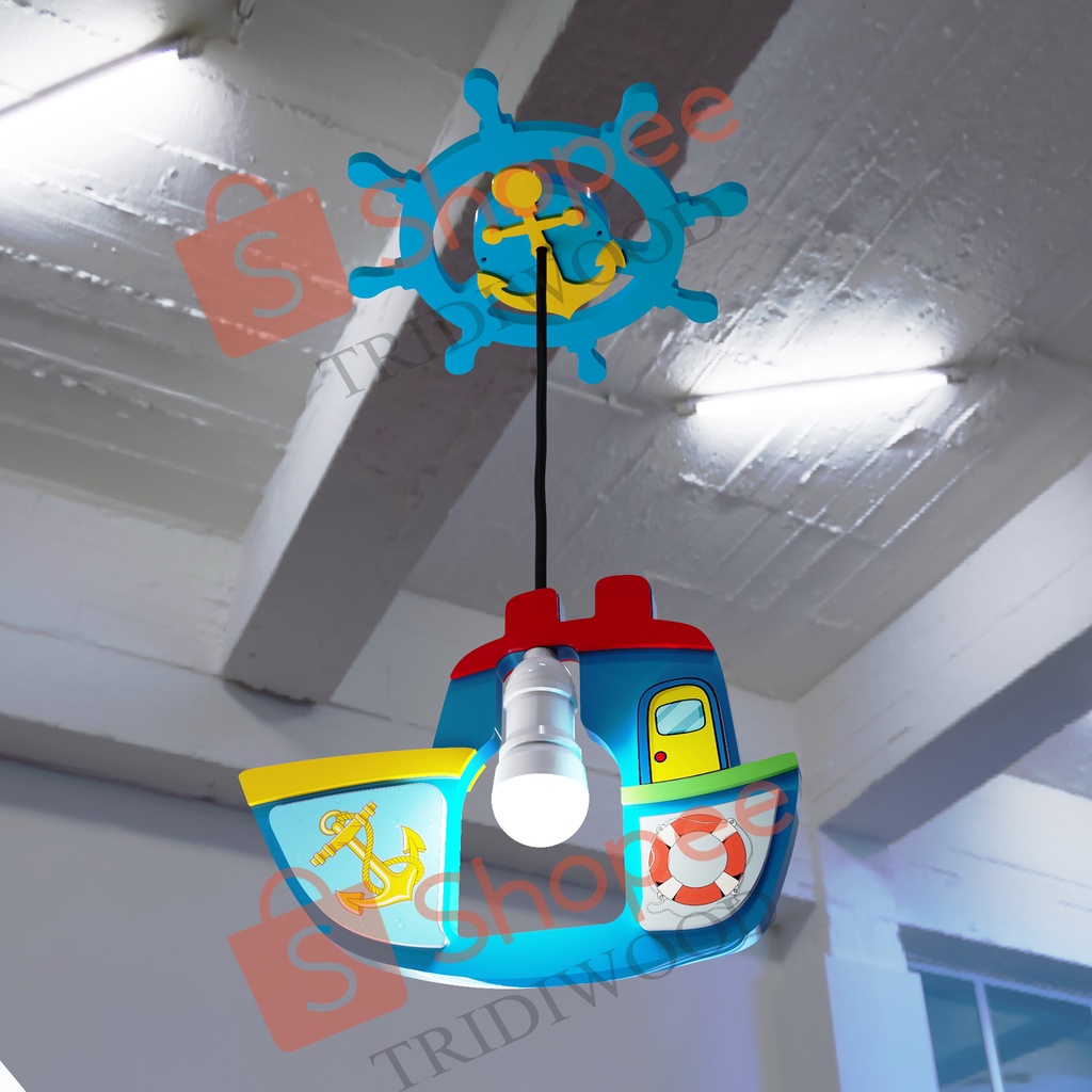 LAMPU HIAS PELAUT / LAMPU HIAS JANGKAR / LAMPU HIAS KAMAR ANAK