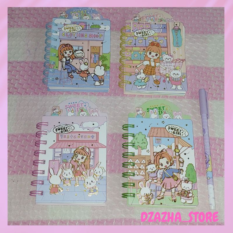 

NOTE BOOK MINI SPIRAL PART 3 : BUKU CATATAN/DIARY/JURNAL MINI