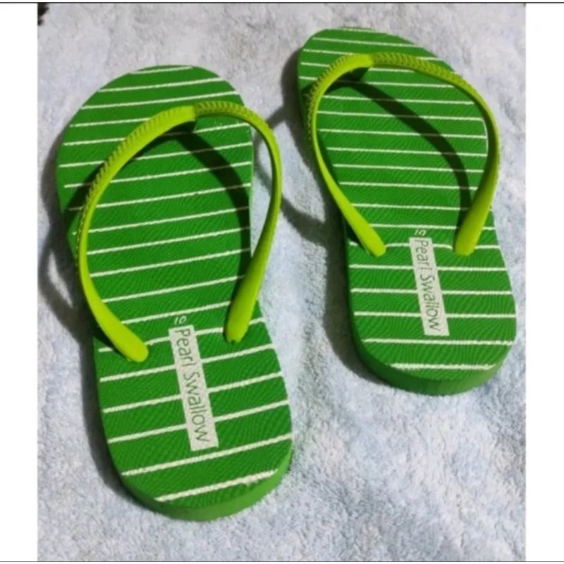 KHUSUS GROSIR 6 pasang sandal Pearl swallow line