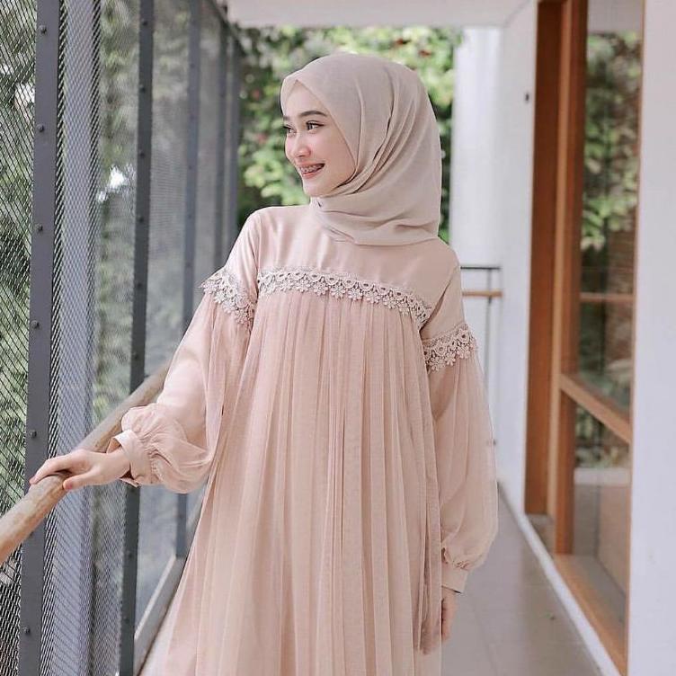 ZOYA GAMIS PESTA / TILLE RENDA /BAJU DRESS MAXY [BKO.07Ja23ᵞ]