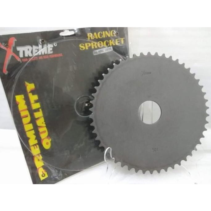 XTR Xtreme Racing Gear Bahan Gir Mentah Buta Baja 520 46 47 48 49 50