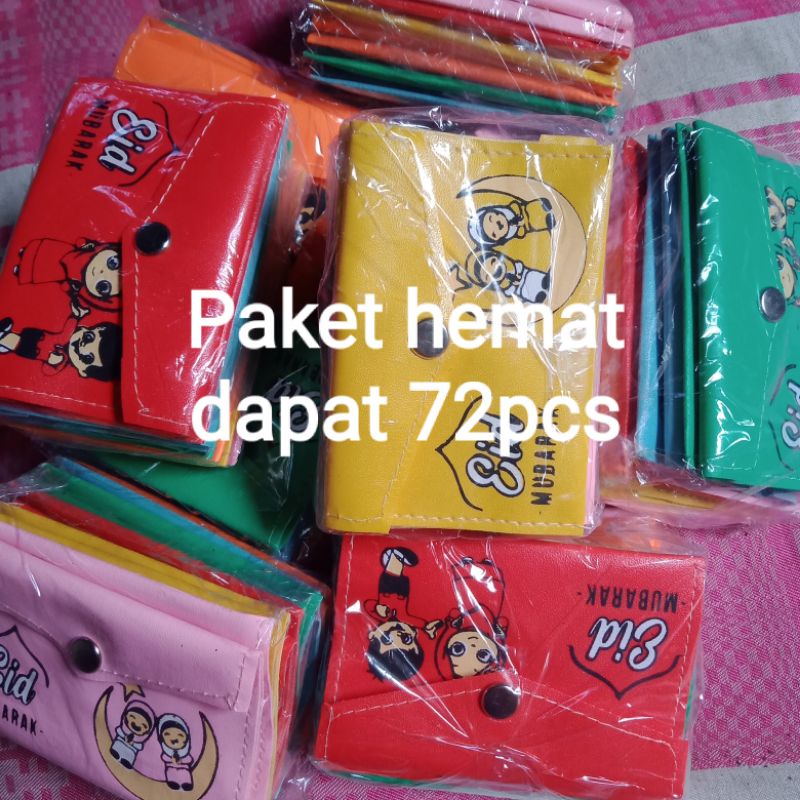 

(Dapat 72pcs) Amplop lebaran lucu mini/ dompet lebaran kancing