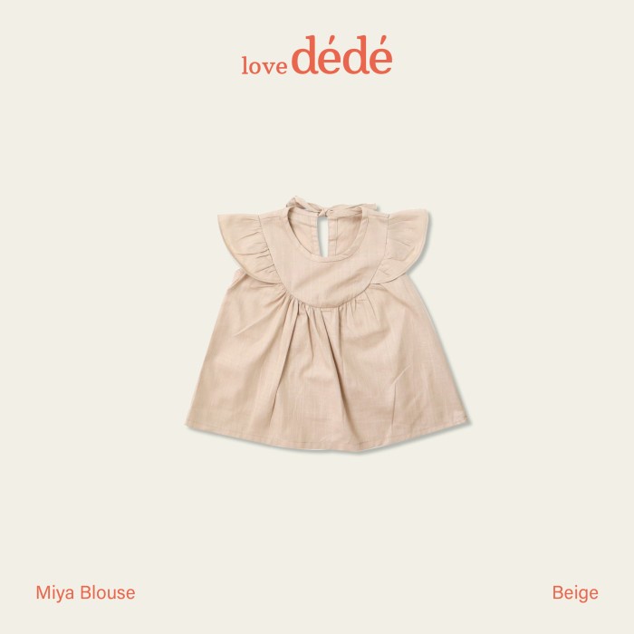 Lovedede - Miya Blouse - Atasan Blouse Bayi &amp; Anak Perempuan 6-12 bulan, 1,2,3 tahun