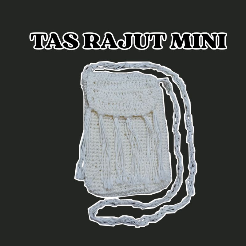 [ FREE TALI HOODIE ] TAS RAJUT MINI HANDMADE PREMIUM