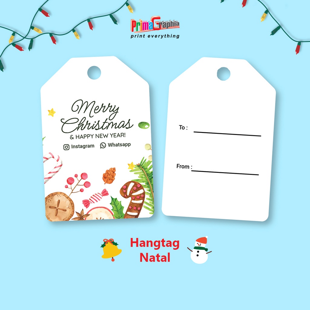 

Cetak Hang Tag Natal Kotak 2 Sisi Custom Desain Template