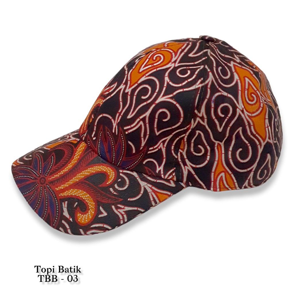 Topi Batik Baseball Handmade Batik Cap TBB_03 / Topi Batik Kain Baseball Jogja