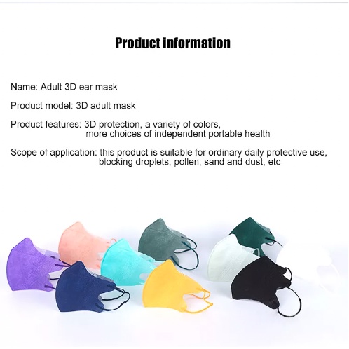 MASKER DUCKBILL 50 Pcs MASKER DUCKBIL 3PLY MIRIP SENSI MIX WARNA WARNI PUTIH DAN HITAM EARLOOP