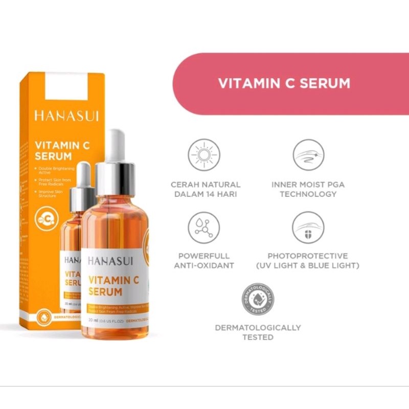 HANASUI Treatment Serum |Vitamin C | Collagen Serum | Anti Acne Serum | Propolis Serum |Bright Serum