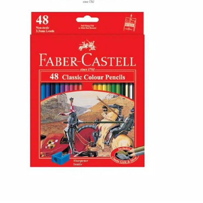 

향 Faber-Castell Pencil Warna Classic set-48 warna New !!