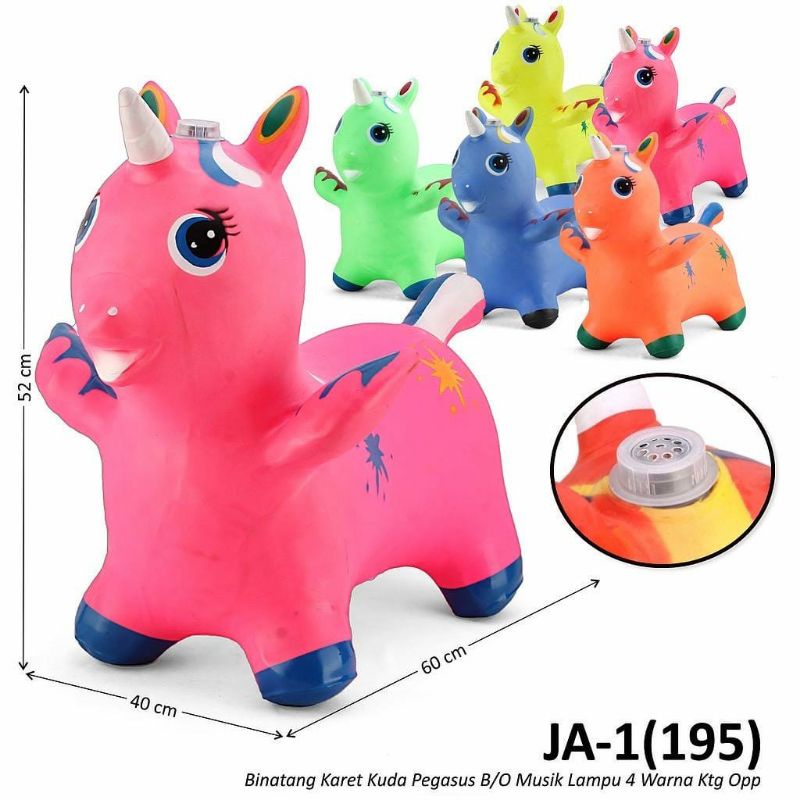 Jual MAINAN ANAK JUMPING KARET PLUS MUSIK MODEL BINATANG | Shopee Indonesia
