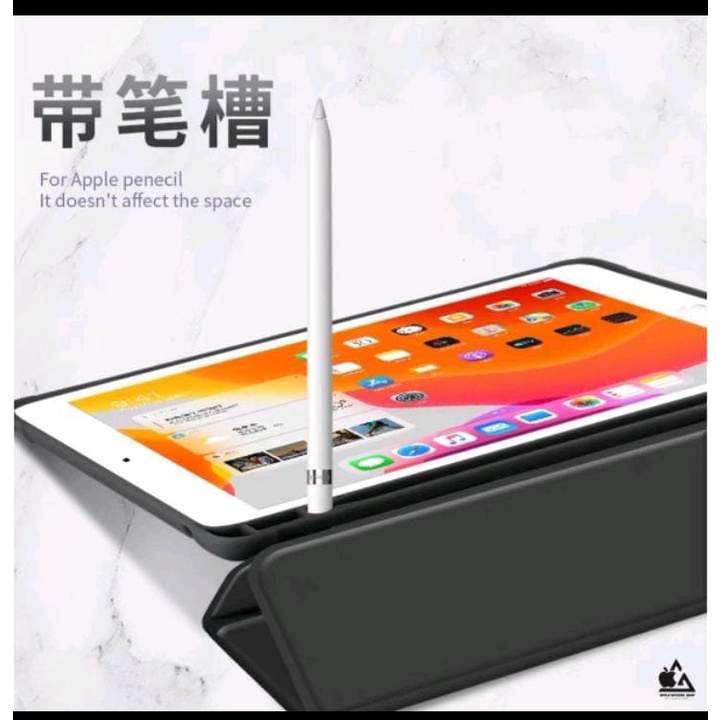 Smart Book Cover Slot Pen Stylus iPad 10 Gen 10th 10.9” 2022 Smart Case Cover SmartCase SmartCover Holder Stylus TEMPERED GLASS