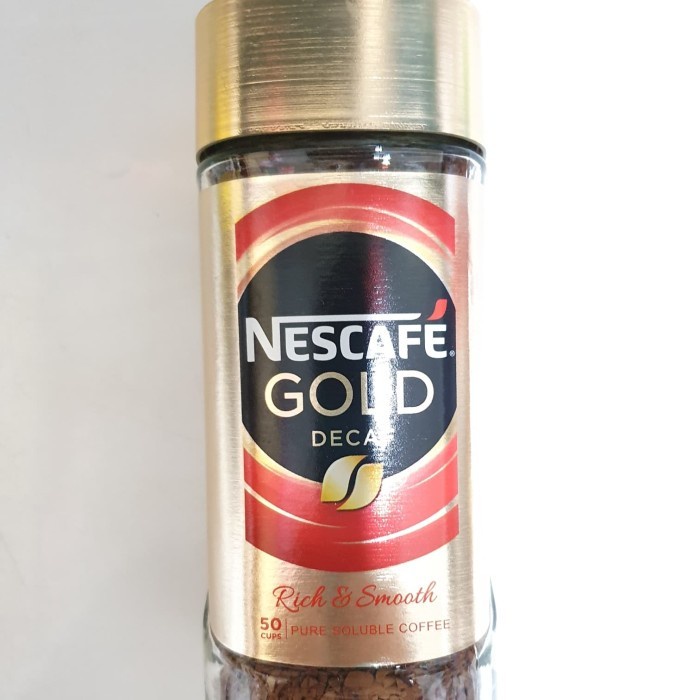 

[BISA COD] Nescafe Gold decaf Rich & smooth 100gr Nestle Jar 50 cup Kopi Korea