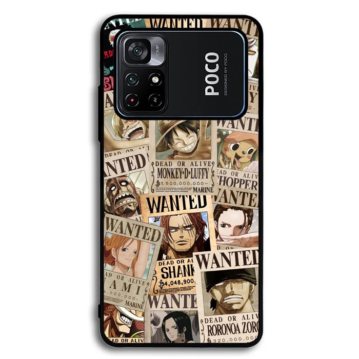 Hardcase Casing Xiaomi Poco F2 F3 X3 M3 M4 C40 Pro NFC Wanted Team Pirates One Piece YK0011 Case Cus