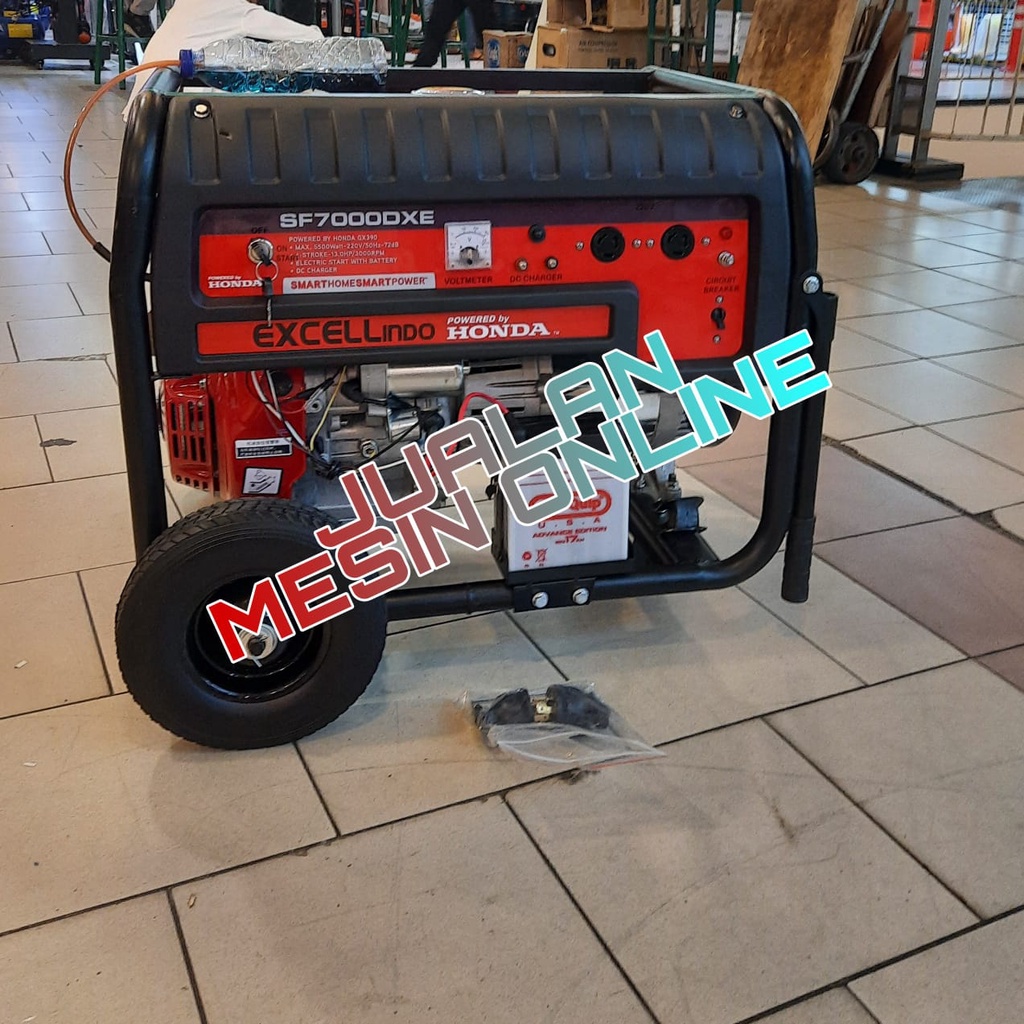 Genset 5000 5500 watt Honda Ecxell SF7000DXE