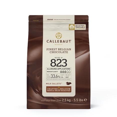 

callebaut 823 milk chocolate couverture 100 gr