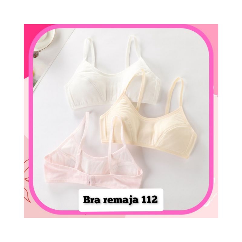 BRA REMAJA IMPORT STEP 2 BRA ALLSIZE BAHAN KATUN ADEM