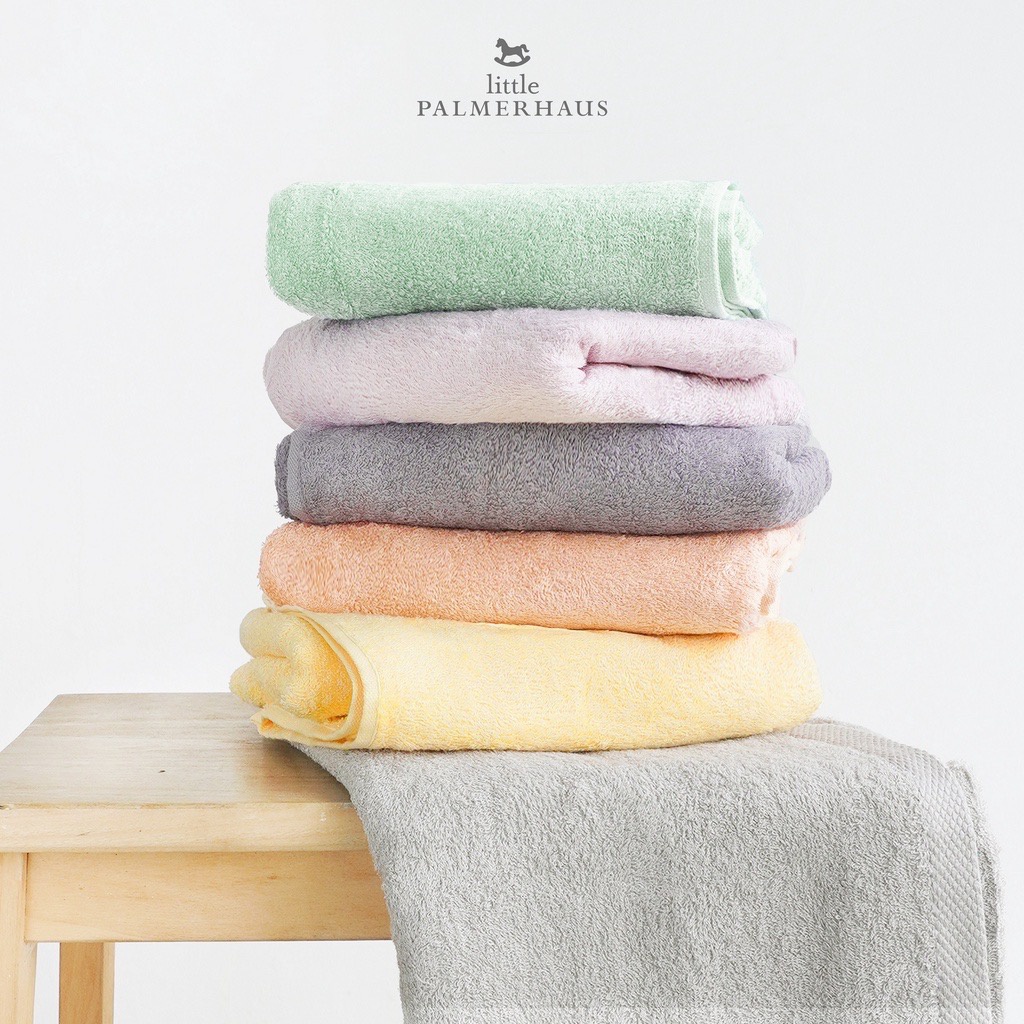 Handuk Bayi Anak Little Palmerhaus bamboo - BAM &amp; BOO Premium Baby Towel