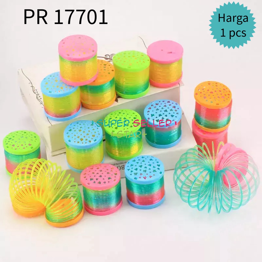 Super Seller Star - Mainan Anak Magic Spring LED Rainbow / Pegas Magic Mainan Anak Rainbow / Mainan 